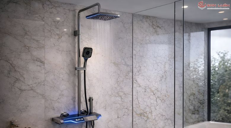 Sen cây phím đàn hiển thị nhiệt độ Gaxtee G919 lắp trong biệt thự Ocean Park