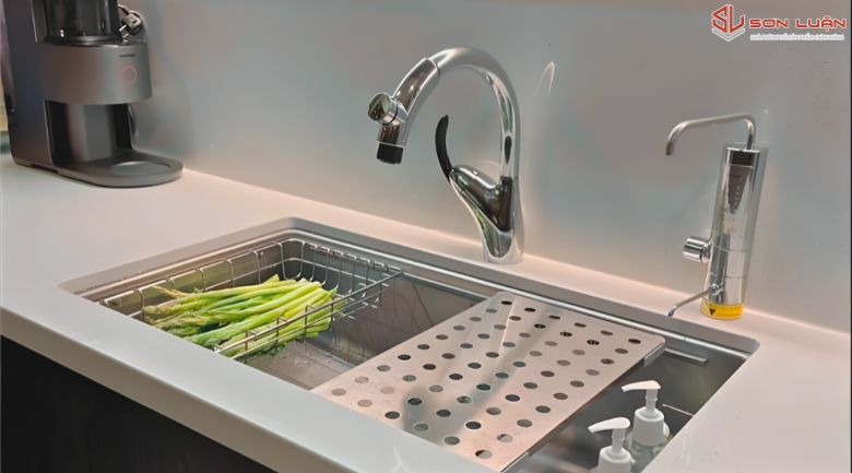 Vòi rửa bát TOTO lắp tại Thạch Bàn - Long Biên - Hà Nội