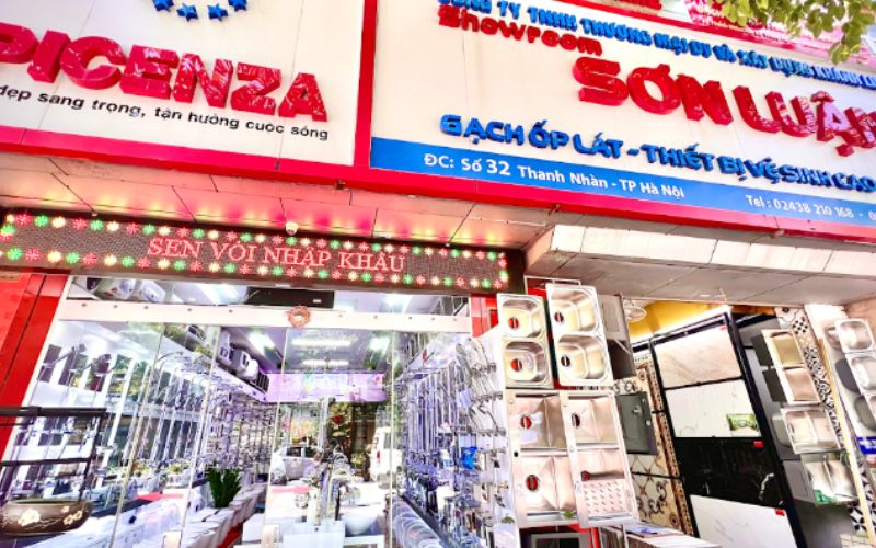 Hình ảnh showroom Sơn luận