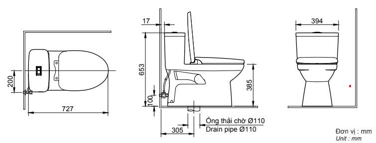 Bồn cầu Inax AC-969VN