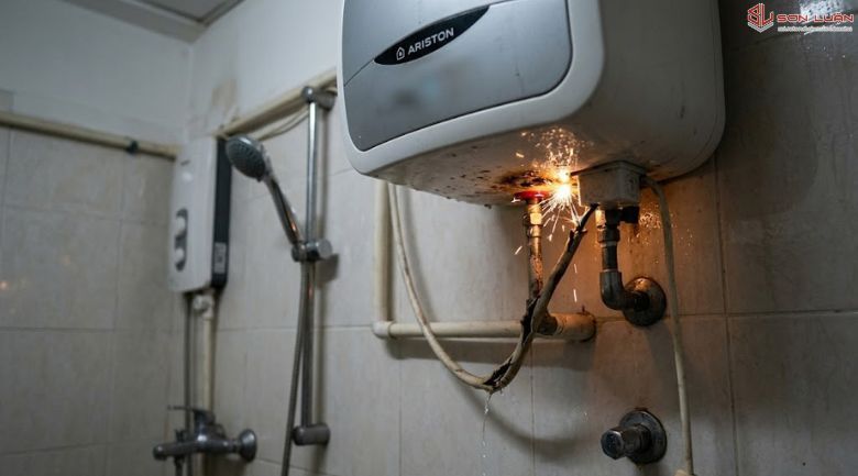 Bình nóng lạnh Ariston bị rò điện