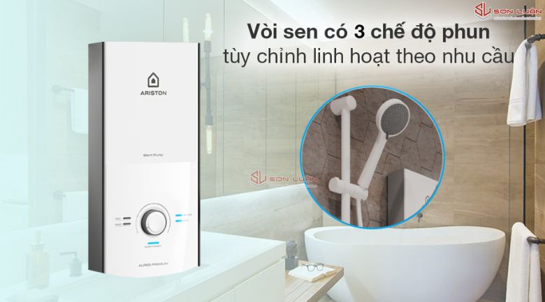 vòi sen 3 chế độ linh hoạt