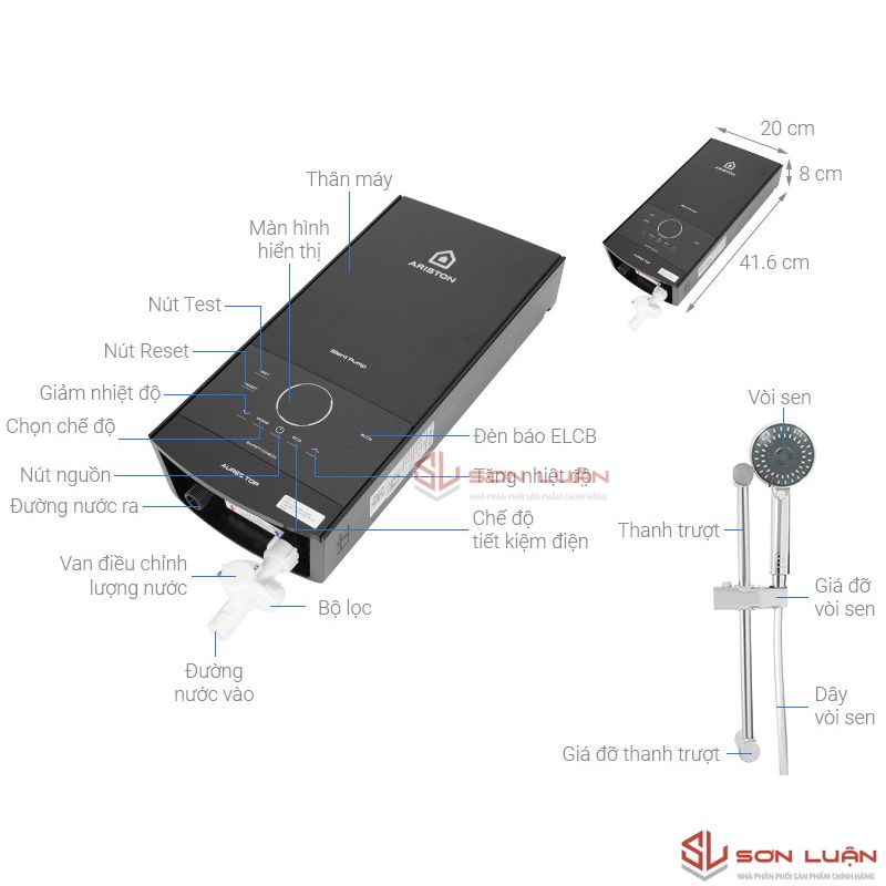Thuộc tính của máy nước nóng