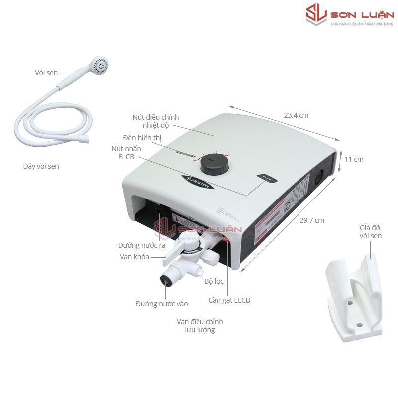 Máy nước nóng trực tiếp Ariston SB35E-VN
