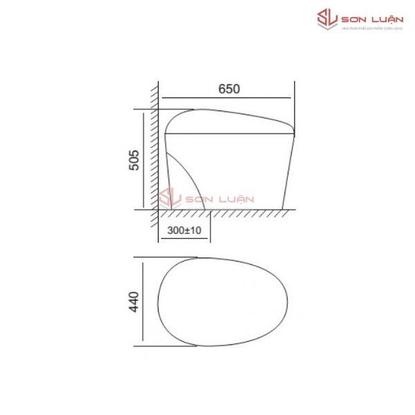 Bồn cầu thông minh Viglacera V95
