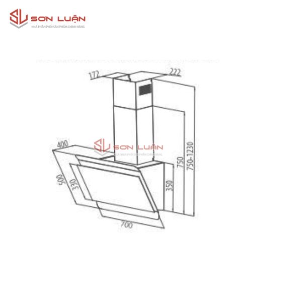 Máy hút mùi Độc Lập Canzy CZ-2770H