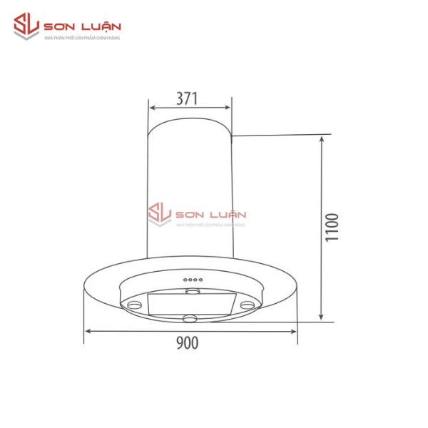 Máy hút mùi Độc Lập Canzy CZ-350C