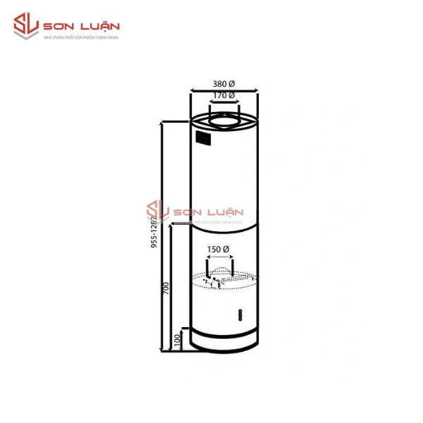 Máy hút mùi Độc Lập Canzy CZ-7038GB