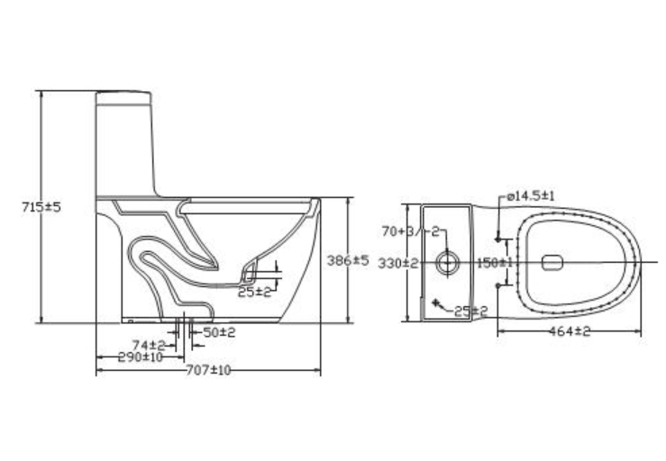 Bồn cầu 1 khối Viglacera V35