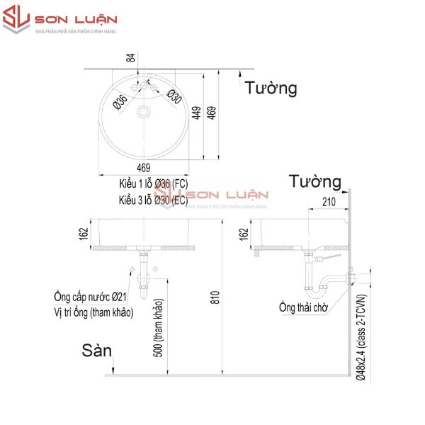 Chậu rửa mặt lavabo dương bàn đá Inax AL-292V (EC/FC)