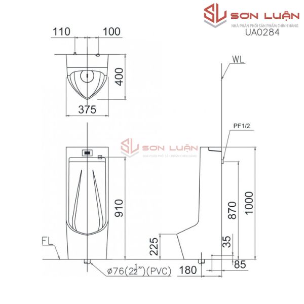 Chậu rửa mặt lavabo dương bàn đá Inax AL-642V