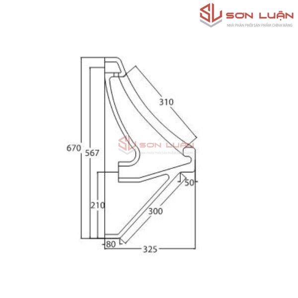 Bồn tiểu nam Viglacera T51 treo tường