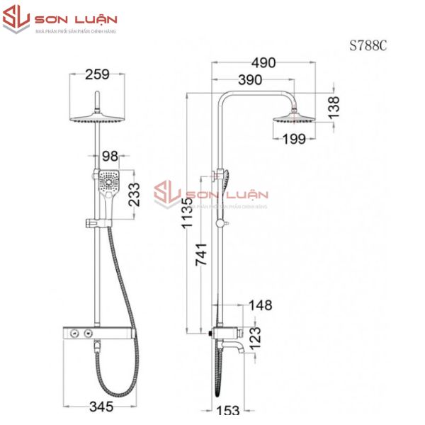 Sen cây nóng lạnh Caesar S788C